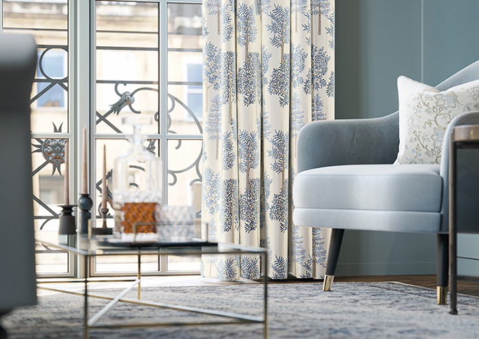 Coppice Faux Silk, Jean - Made to Measure Curtain - Image 5